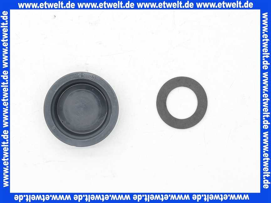 Gewindekappe PVC G1 IG mit Gummi-Dichtung