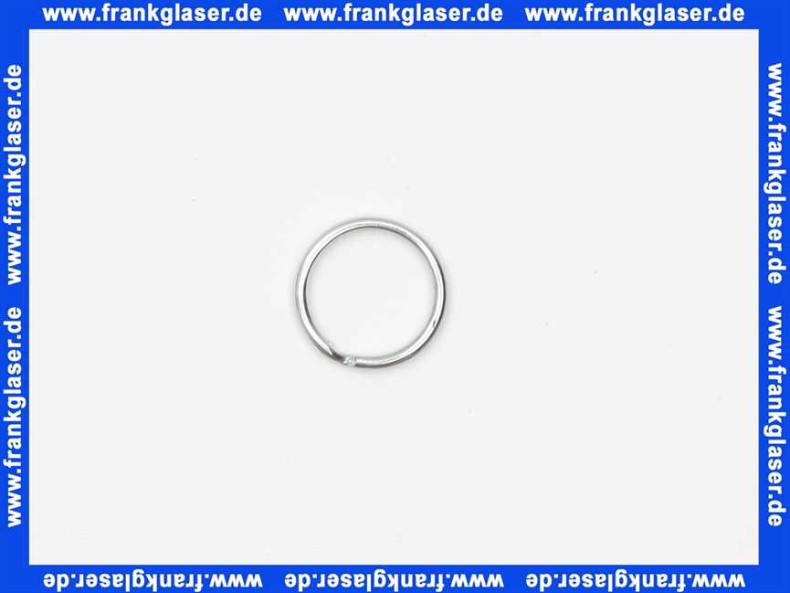 Splentring Messing verchromt 16 mm Durchmesser (Schlüsselring)
