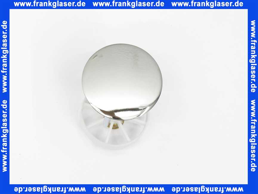 Exenterstopfen 40mm verchromt Standard Stopfen für Waschtisch und Bidetarmaturen