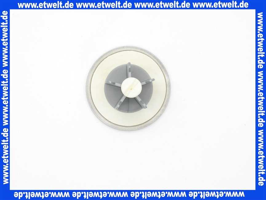 Excenterstopfen universal 11/4 Zoll mit 64mm Durchmesser Abdeckplatte edelmatt