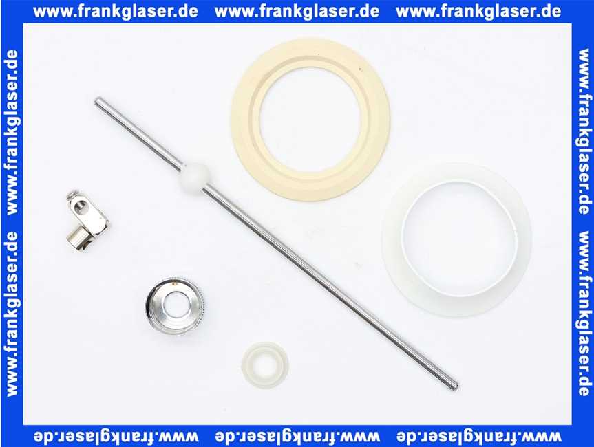 Ersatzteilset 6-teilig für Excentergarnituren für Waschtisch und Bidetarmaturen