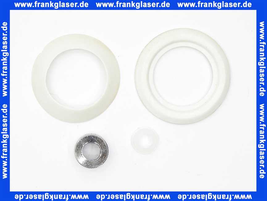 Ersatzteilset Dichtungssatz 4-teilig für Excentergarnituren für Waschtisch und Bidetarmaturen
