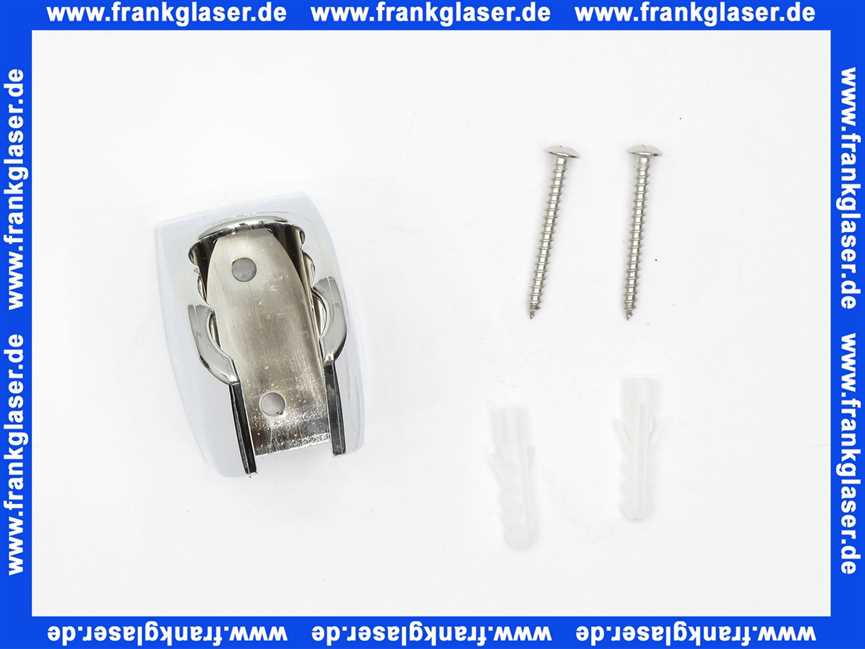 Wandhalter Konus für Brauseschlauch mit konischer Mutter verchromt 3-fach verstellbar