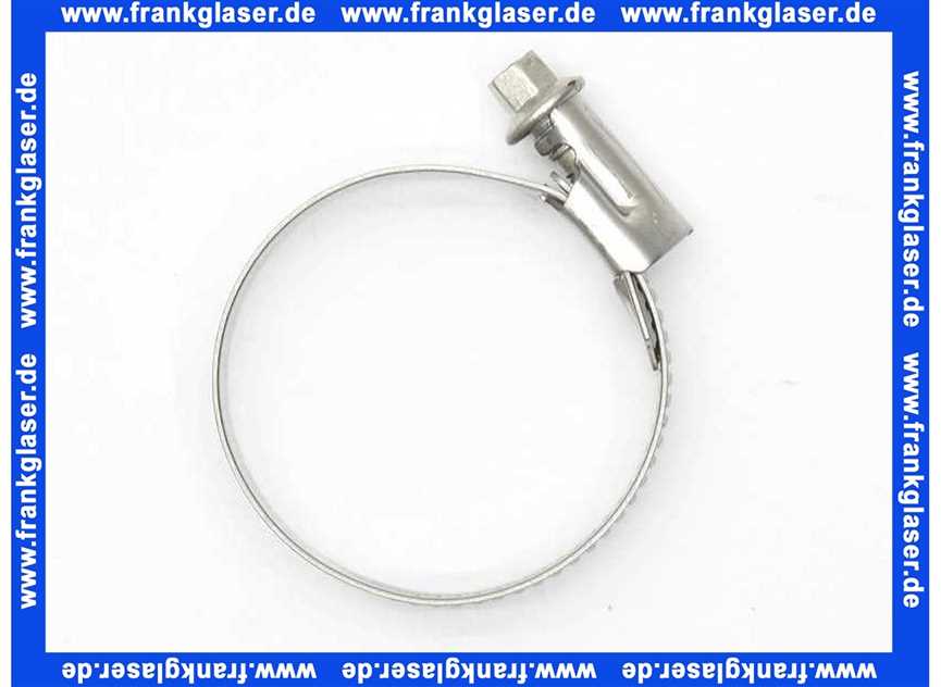 3017235 Edelstahl Schlauchschelle 35-50/12 mm