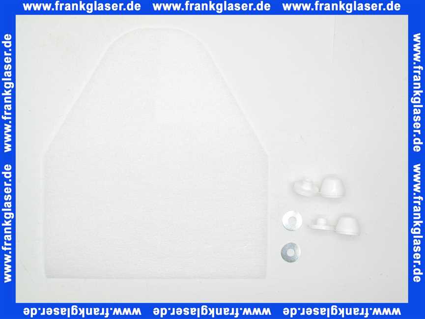 Schallschutz Set Standard für Wand WC und Bidet 4mm mit Montagezubehör