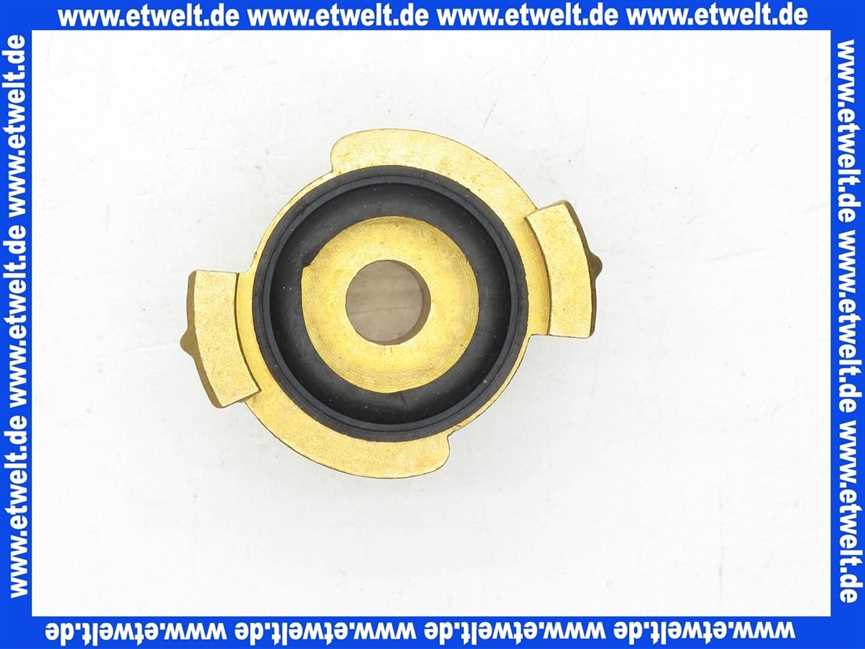 33001-E Schnellkupplung Messing Schlauchstück 1/2 Zoll