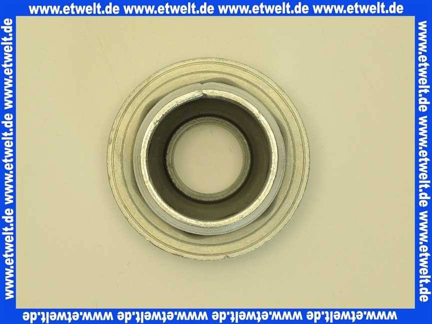 Radiator-Anschlussstopfen 1 1/4 x 1/2 Zoll links weiß lackiert