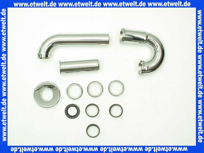 Waschtisch-Röhrensiphon 1 1/4 ABS verchromt