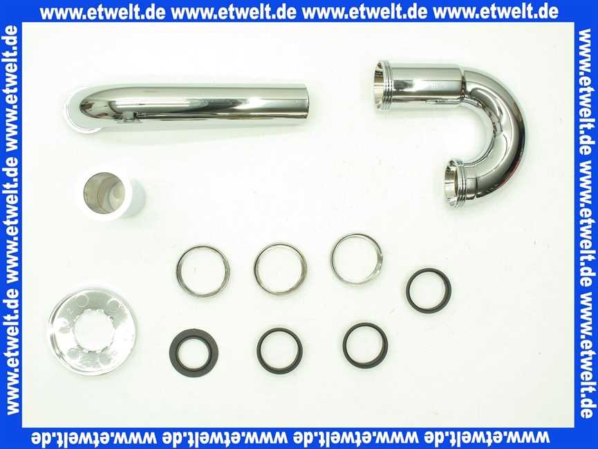 Waschtisch-Röhrensiphon 1 1/4 ABS verchromt
