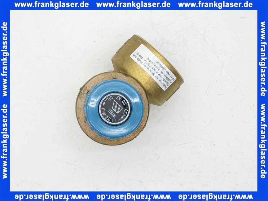 Membran-Sicherheitsventil Anschluß Eintritt 1 Zoll Austritt 1 1/4 Zoll 10,0 bar