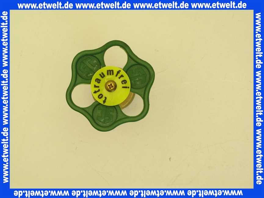 Oberteil mit Handrad 1 Zoll messing mit nichtssteigender Spindel für Freistromventil