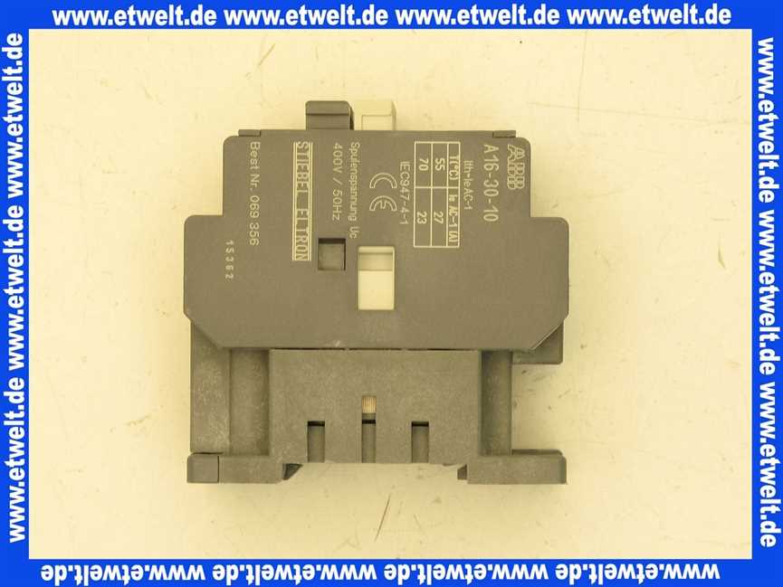 Stiebel Eltron 069356 Schuetz 4/0 400V