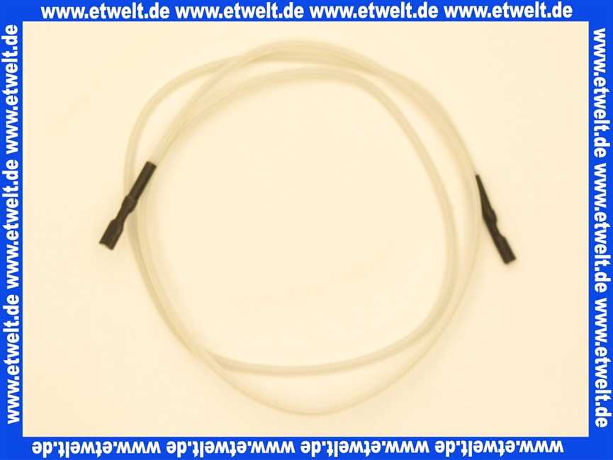 Stiebel Eltron 097441 Zuendkabel 700 mm Flachsteckhülse-Huelse