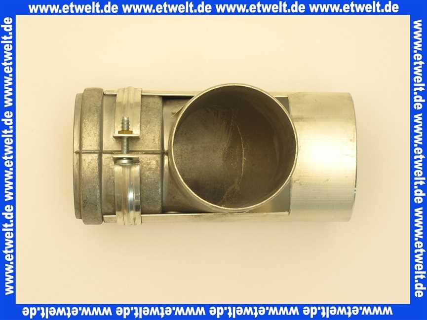 Stiebel Eltron 145820 Stützbogen 90 Grad DN70 Aluminium