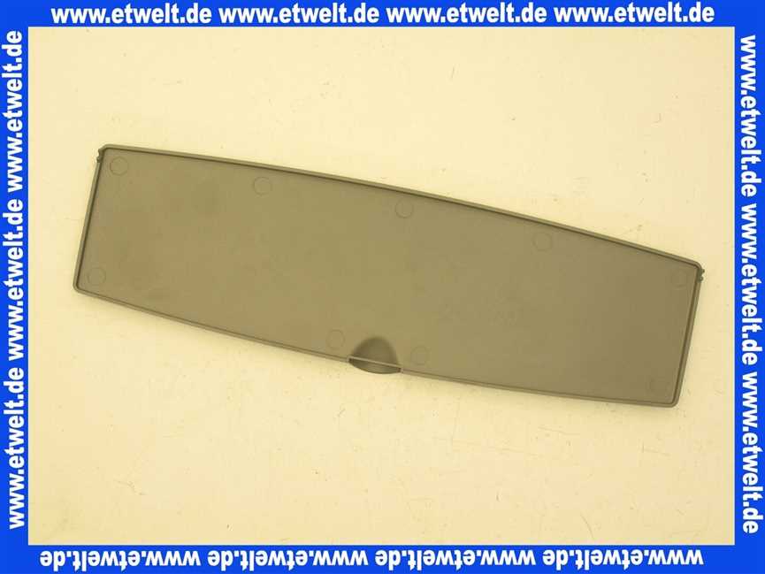 Stiebel Eltron 155021 Abdeckung für Bedienblende