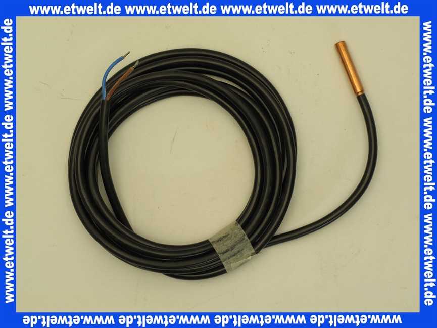 Stiebel Eltron 158839 NTC-Fuehler TF6 6,5x32mm+Kabel 2,96m