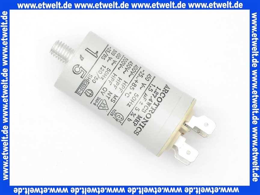 Stiebel Eltron 159069 KONDENSATOR FueR AUSSENVENTIL. 1,5mF
