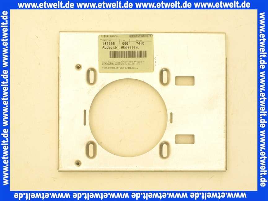 Stiebel Eltron 167095 ABDECKBL.ABGASSAM.