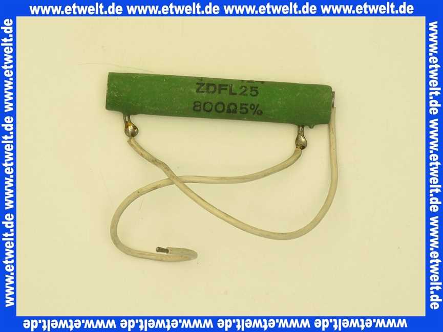 Stiebel Eltron 278048 Drahtwiderstand 800 Ohm ZDFL-LI 14x80 F