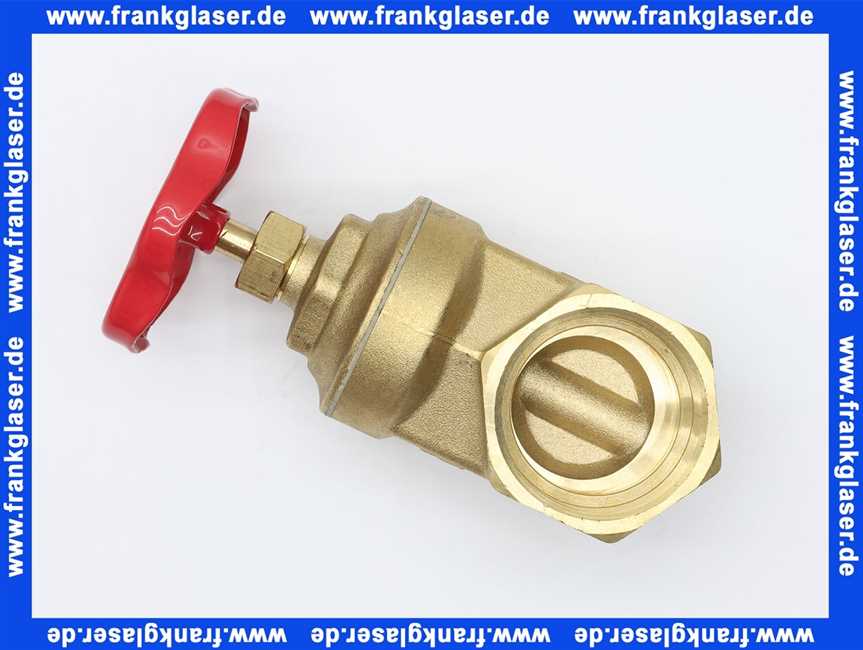 Sulzer Absperrschieber aus MS 2 x Innengewinde G 1 1/2 14040006
