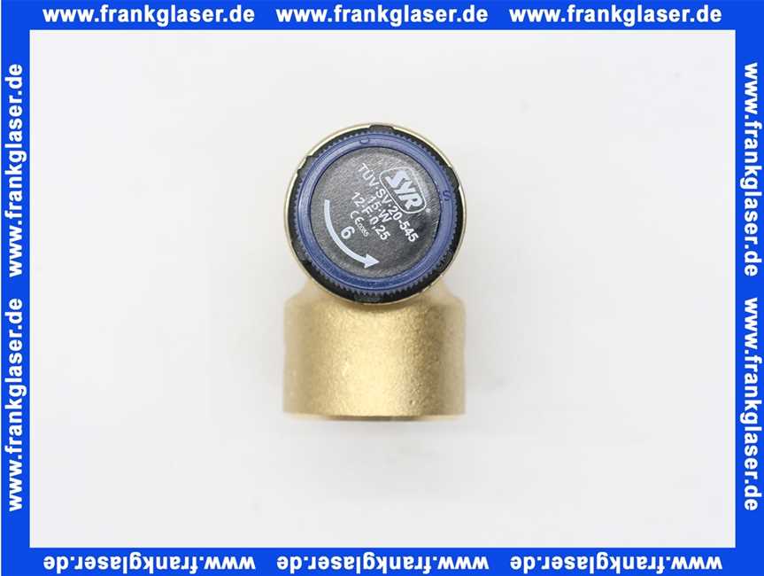 211515000 SYR Membran-Sicherheitsventil 2115 DN 15 6bar rohgelb