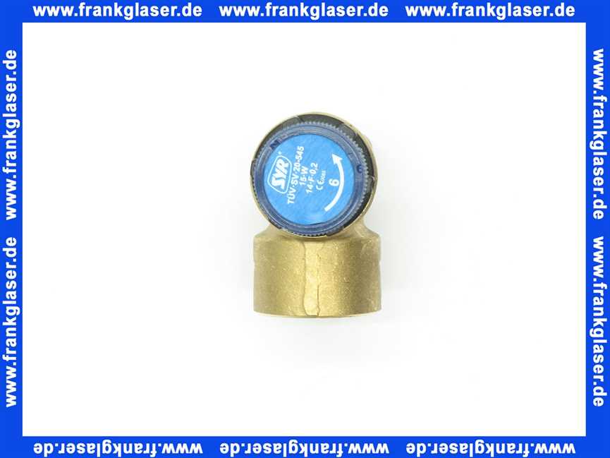 211515200 Sicherheitsventil 6bar Messing roh-gelb Syr