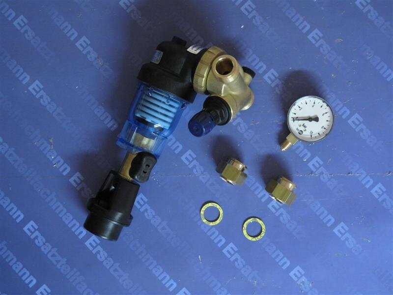 231420004 Syr Rückspülfilter DUO DFR HOT DN 20 mit Druckminderer