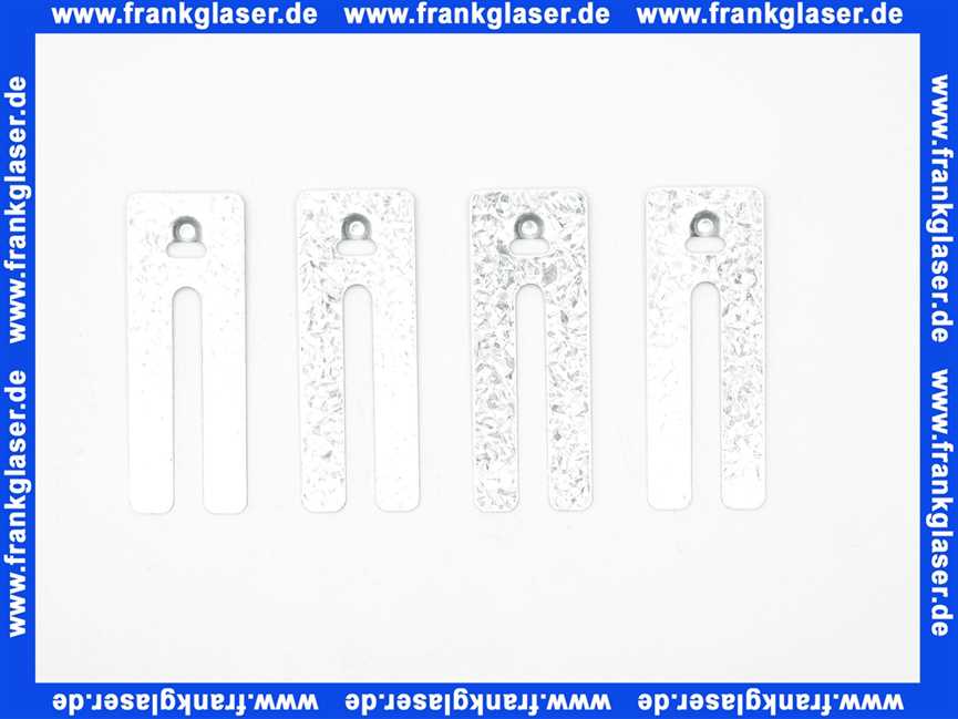 77990043 TECE floor Einstecklaschen VS-UP 4 St. für UP-Verteilerschrankblende