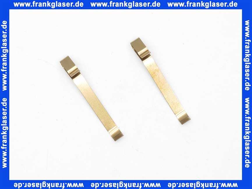 9820020 TECE 2er-Set Tastenfeder Feder für TECE Spülkasten Betätigungsplatte