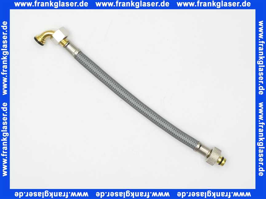 9820026 TECE Ersatzteil Panzerschlauch mit O-Ring für Spülkasten