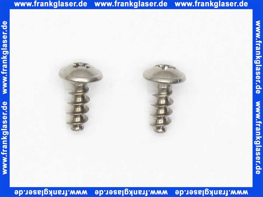 9820263 TECE Ersatzteil Befestigungsschrauben für Befestigungsrahmen
