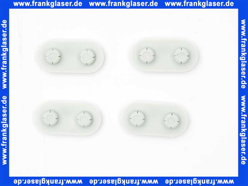 Tece one WC-Sitz Auflagepuffer (4 Stück) 9820423