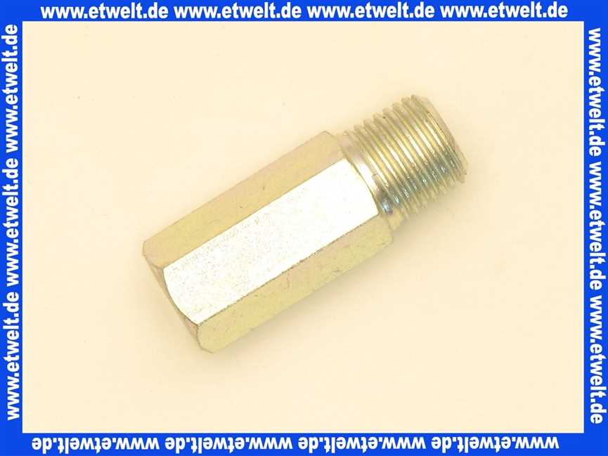 Reduzierstück für .Manometer / Vakuummeter 1/8 IG x 1/4 AG