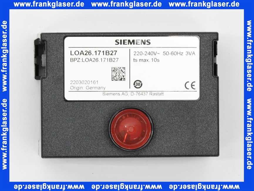 Ölfeuerungs-Automat LOA 26.171 B27 Landis & Gyr