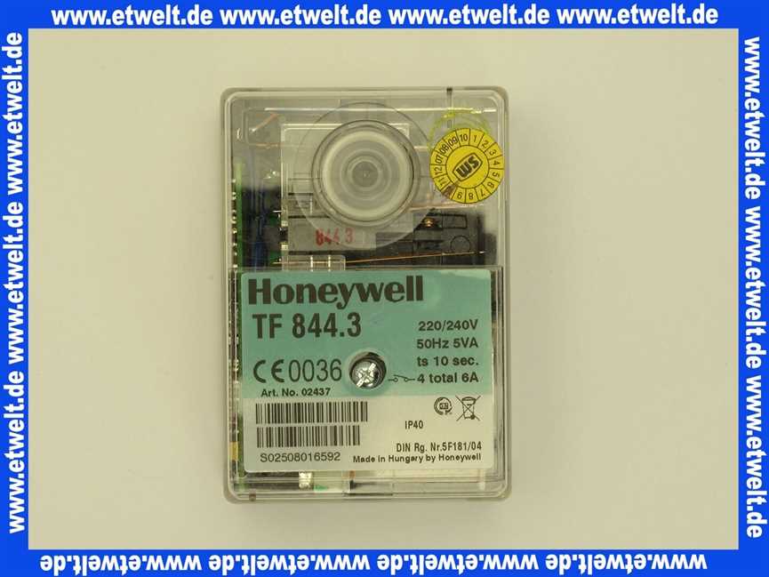 Ölfeuerungsautomat TF 844 Satronic Steuergerät