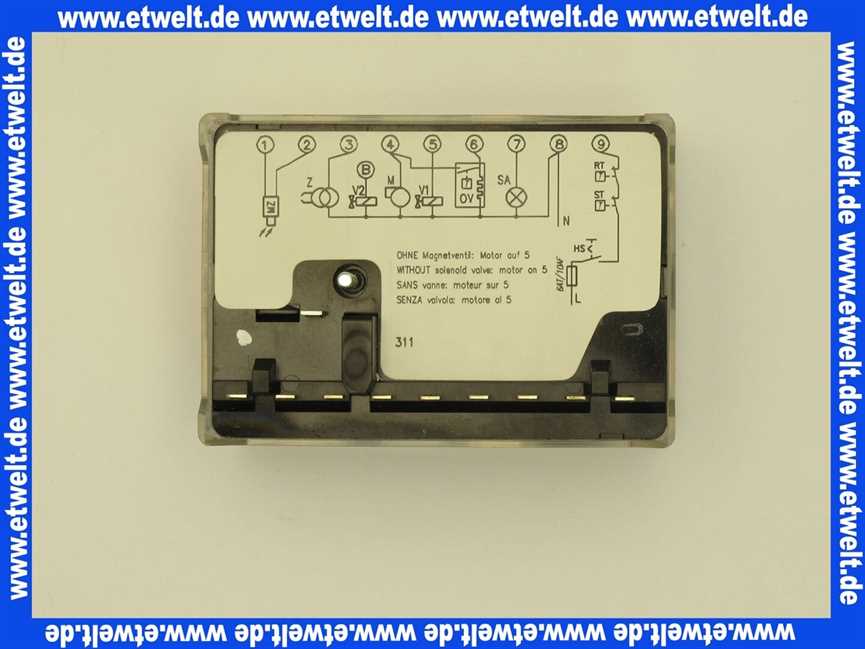 Ölfeuerungsautomat TF 844 Satronic Steuergerät