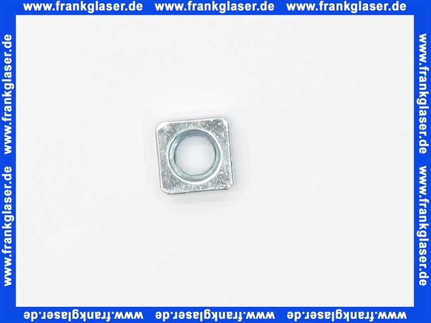 Mutter Vierkantmutter M6 (1 Stück) Vaillant-Nr. 0010028407