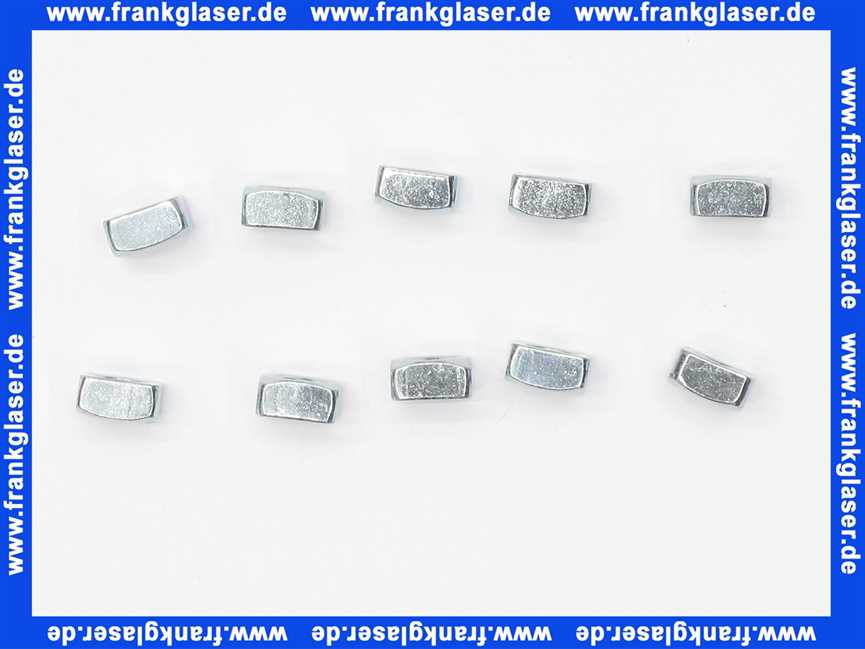 Mutter, Vierkantmutter M6 (x10) Vaillant-Nr. 0010028407