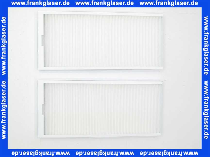 0020023930 Filterset Filter Luftfilter Vaillant für recoVAIR 275/350 Filterklasse G4