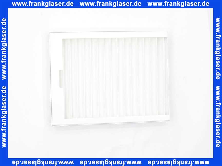 0020023931 Vaillant Ersatzfilter Filter Vaillant für Bypass recoVAIR Filterklasse G 4