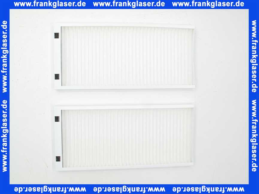 0020026061 Filterset Filter Filtereinsatz Vaillant für recoVAIR 275/350 Filterklasse F7