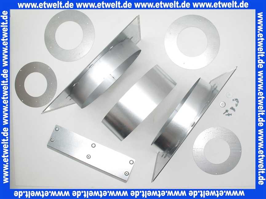 0020039540 Vaillant Wanddurchführung für brennbare Baustoffe, Wandstärke 56-210mm