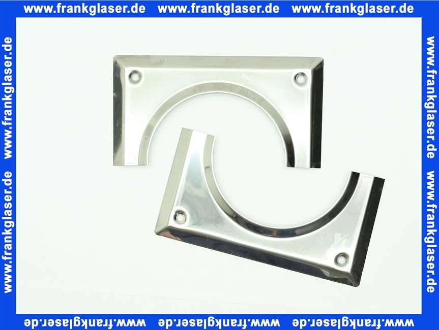 Vaillant Rosette, DN 125, geteilt (Edelstahl) 0020059480