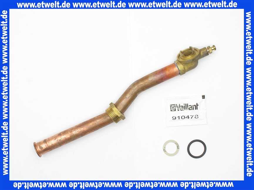 Vaillant Rohr, PWT-Schnittst. Turbo 0020068101
