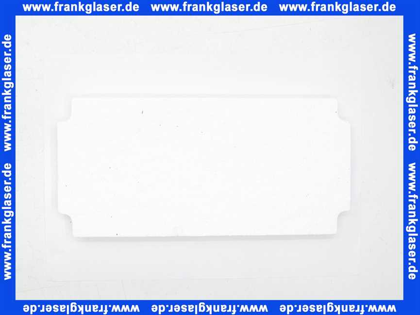 Vaillant Isolierung Isolierplatte 0020078908