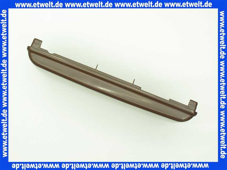 Vaillant Deckel, braun 0020096362