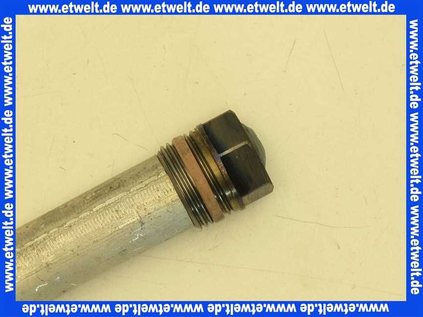 Vaillant Anode Opferanode Magnesiumanode Schutzanode 0020107804