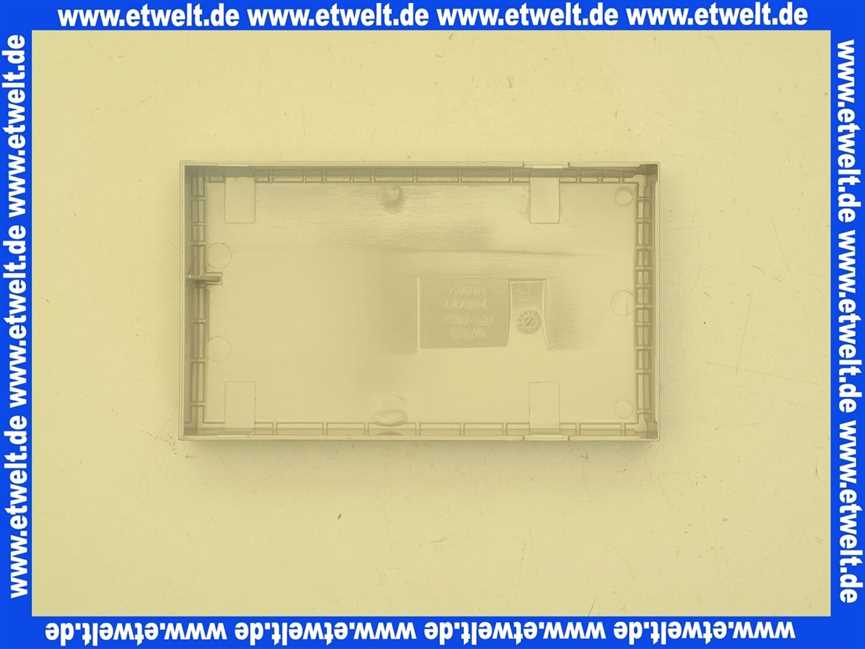 Vaillant Abdeckung, Reglerschacht, silber 0020130490