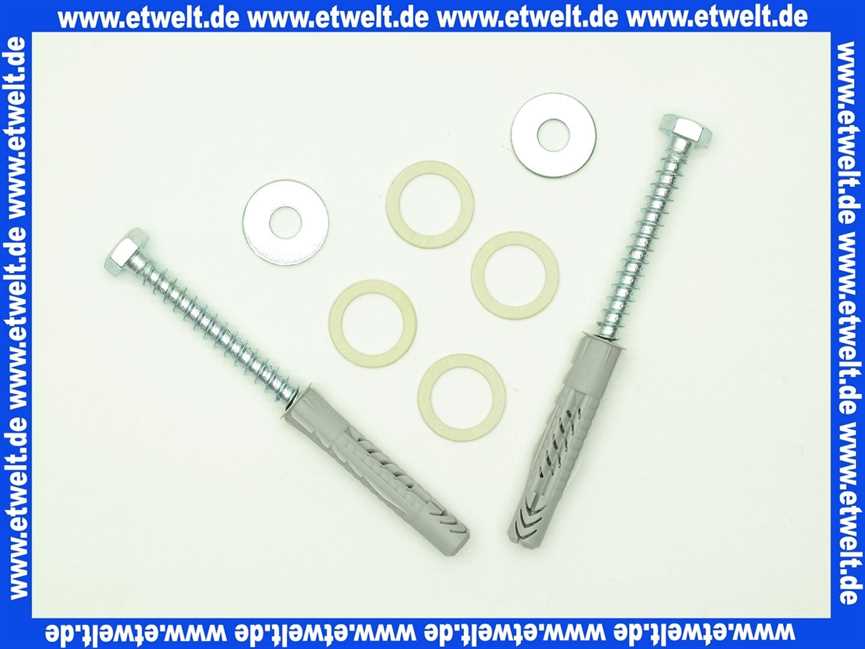 Vaillant Befestigungssatz, Schrauben + Dübel 0020130588
