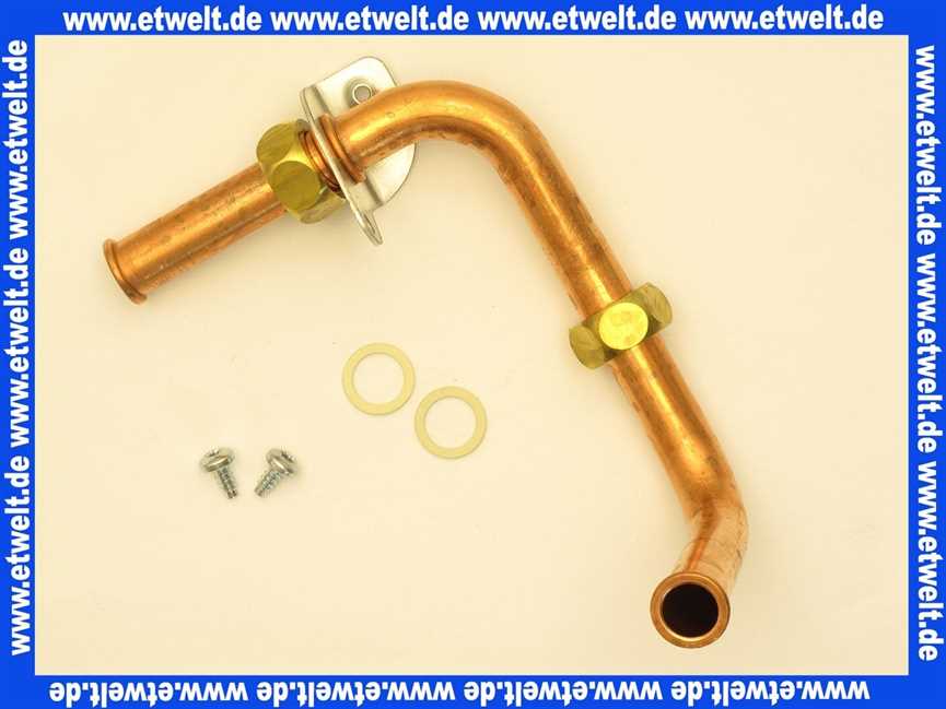 Vaillant Gasrohr, unten 0020136648